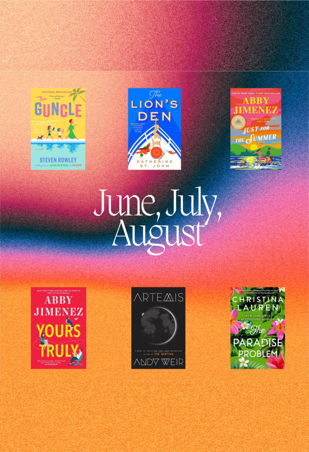 Reading Wrap-Up: June-Aug.&nbsp;2024